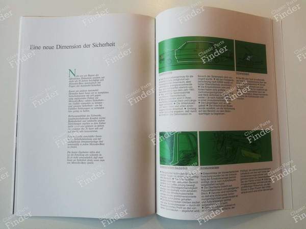Brochure commerciale versions 6 cylindres - MERCEDES BENZ S (W116) - 1478/0001/1972- 5
