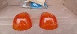 Orange original quality turn signal glass - 1963 ->1974 - VOLKSWAGEN (VW) Käfer / Beetle / Coccinelle / Escarabajo - 111953161J- thumb-1