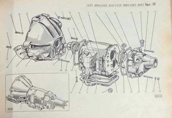 Spare parts catalog - FIAT 1800 / 2100 - 110.275- 5