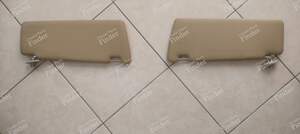 Lot de deux pare-soleil beiges - MERCEDES BENZ W123 - thumb-1