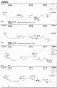Tuyau d'échappement - CHRYSLER-TALBOT Sunbeam - thumb-2