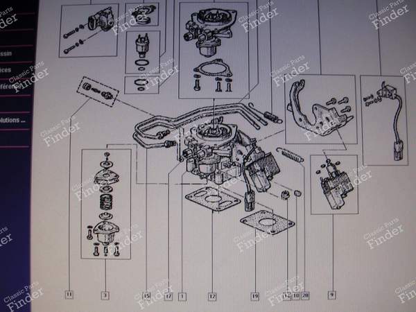 Motor Langsamfahrsteuerung / Langsamfahrventil - RENAULT 21 (R21) - 8983502375- 7