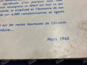 On-board manual - RENAULT Floride / Caravelle - N.E. 826- thumb-1