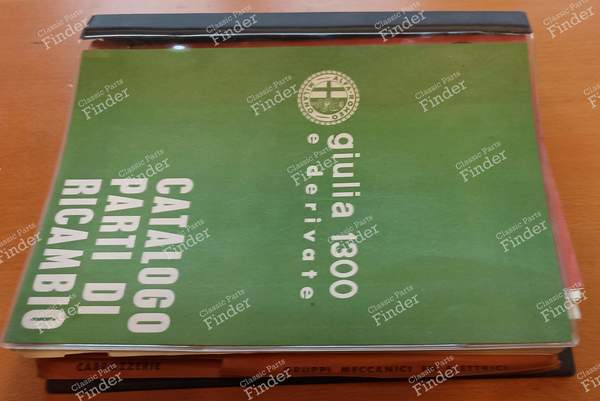 Giulia 1300 and derivatives Spare Parts Catalogue - ALFA ROMEO Giulia - # 005/1041- 5