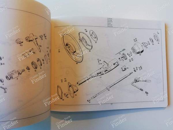 Spare parts manual - 'Catalog C' 1970 - MERCEDES BENZ /8 (W114 / W115) - 12178 / 50000-10.70 WK- 4