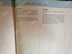 Autoradio + 6-fach CD-Wechsler - Audio-Paket JBL - PEUGEOT 406 Coupé - 22RC465/35- thumb-8