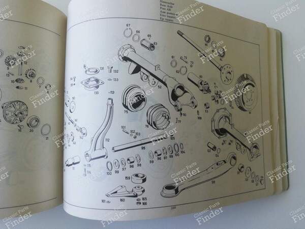 Spare Parts Manual - 'Catalog B' 1967 - MERCEDES BENZ W110 - 12118- 7