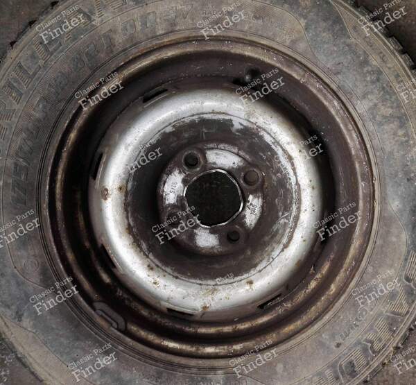 4 steel rims - RENAULT 9 / Alliance / Broadway / 11 / Encore (R9 / R11) - 9345- 5