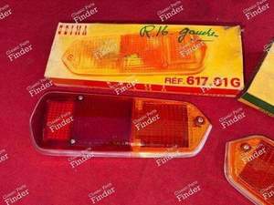 Pair of taillight caps - Phase 1 - RENAULT 16 (R16) - 617.01G / 617.01D- thumb-2