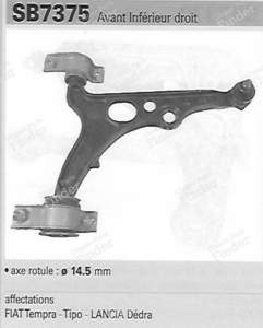 Front lower control arm Right - LANCIA Delta / Dedra - 9005143- thumb-2