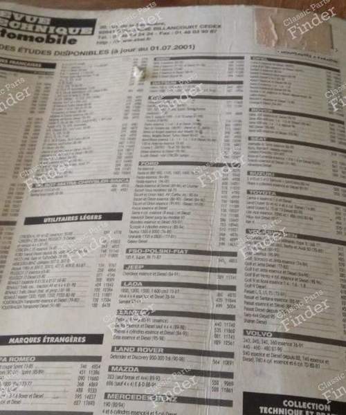 Revue Technique Automobile (RTA) - CITROËN XM - 2