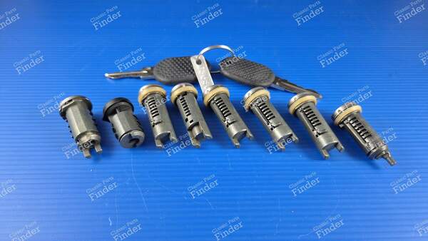 Complete 8-piece lock cylinder set with 2 keys - CITROËN Jumper - 4162T6- 1