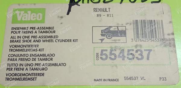 Renault 9/11 rear brake kit - RENAULT 9 / Alliance / Broadway / 11 / Encore (R9 / R11) - 554537- 6
