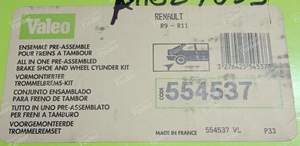 Renault 9/11 rear brake kit - RENAULT 9 / Alliance / Broadway / 11 / Encore (R9 / R11) - 554537- thumb-6