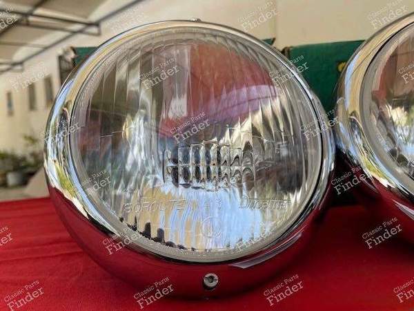 Pair of complete headlights - PEUGEOT 203 - Isoroute 413- 1