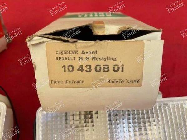Paire de blocs clignotants / veilleuses - Phase 2 - RENAULT 6 (R6) - 10430701 / 10430801- 3