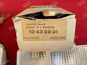 Paire de blocs clignotants / veilleuses - Phase 2 - RENAULT 6 (R6) - 10430701 / 10430801- thumb-3