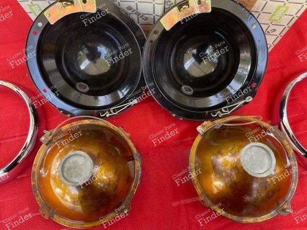 Pair of asymmetrical dipped headlights - up to 1967 - CITROËN DS / ID - ABTP 530- 9