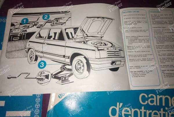 Manuel d'utilisation - TALBOT Samba - 1