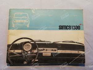 On-board manual for SIMCA 1300 / 1500 / 1301 / 1501