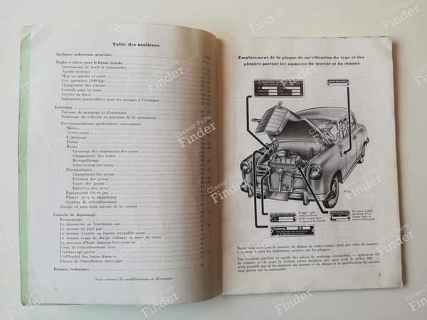 Service manual - MERCEDES BENZ 180 / 190 (W120 / W121) (Kleiner Ponton) - 2