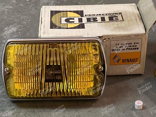 Gelbe Gläser Cibié Jod 35 Nebelscheinwerfer, für Renault, Peugeot, Simca, Citroën... - RENAULT 16 (R16) - 35 SAE F2- 0