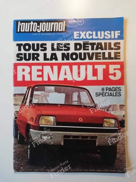 L'Auto-Journal - #25 (December 1971) - SIMCA 1300 / 1500 / 1301 / 1501 - #25- 0