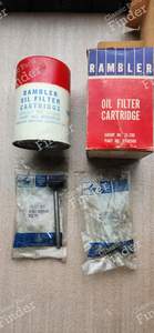 Satz von 2 Ventilen + Ölfilter - RAMBLER-RENAULT Classic