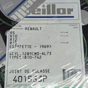 Zylinderkopfdichtung - RENAULT 5 / 7 (R5 / Siete) - 401533P- thumb-1