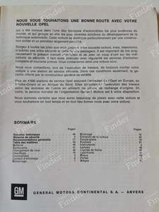 Wartungshandbuch - OPEL Rekord (C) / Commodore (A) - 8938247-16-6-68- thumb-1