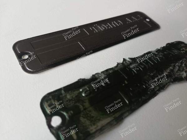 Blanko-Motorkennzeichnungsschild - Gepresst - CITROËN DS / ID - 5