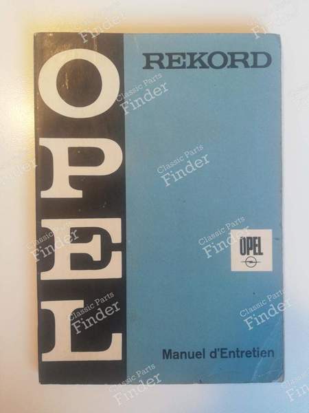 Wartungshandbuch - OPEL Rekord (C) / Commodore (A) - 8938247-16-6-68- 0