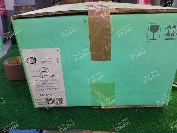 Right-hand headlight optics - PEUGEOT 405 / Pars / Khazar - 061612- 1