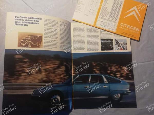 Citroën CX Diesel 2500 brochure - CITROËN CX - 1