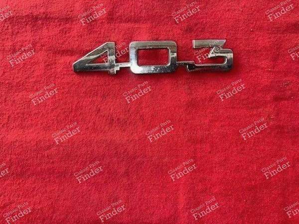 Sigle - 1. Generation - PEUGEOT 403 - 2