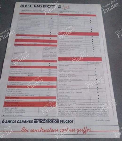 Vintage advertising Peugeot 104 Style Z - PEUGEOT 104 / 104 Z - 2