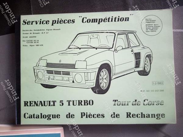 Competition catalogs - RENAULT 5 Turbo (R5) - 6000007370- 0