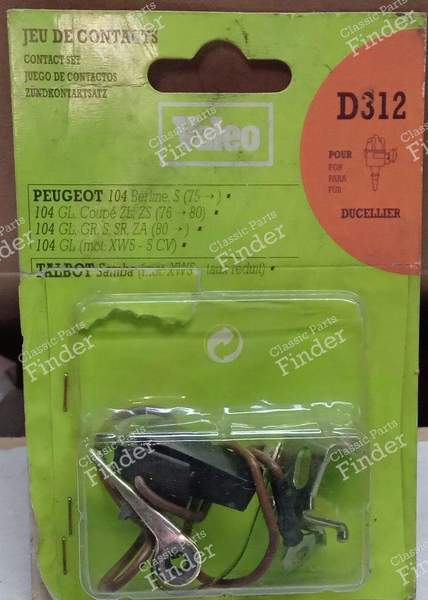 Platinierte Schrauben Ducellier D310 - Citroën-Peugeot-Talbot - CITROËN Visa / C15 - D312- 1