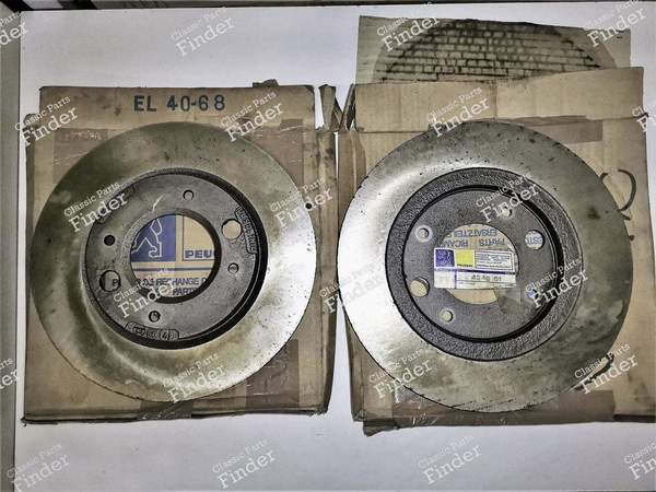 Disques de frein arrière - PEUGEOT 504 - 4246.61