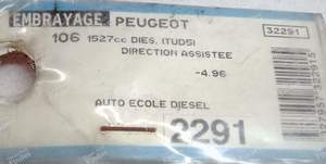 Ausrückkabel manuelle Anpassung - PEUGEOT 106 - 2291- thumb-2
