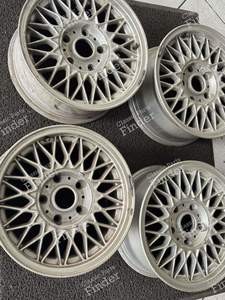 SET OF 4 BBS RIMS - BMW 3 (E30) - 36112225375- thumb-2