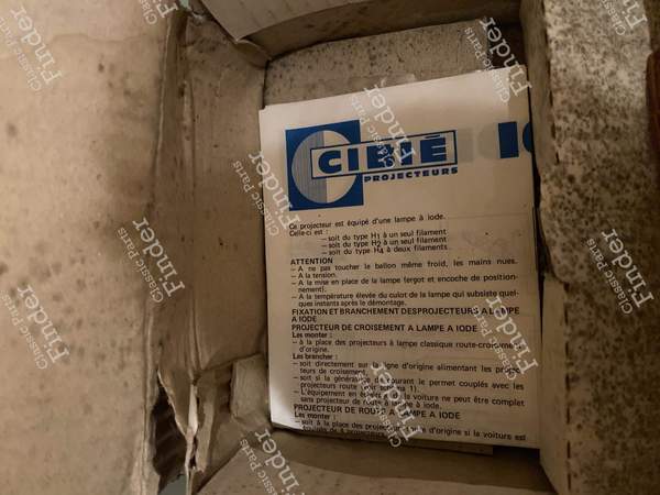 Feu longue portée Cibié iode - PEUGEOT 205 - Iode 35 SAE 02- 3