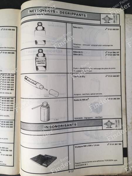 M.R. 150 Repair Manual - 2nd Edition - RENAULT 12 / Virage (R12) - 7701438043- 7