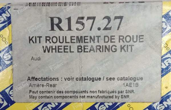 Kit moyeu arrière droite ou gauche - AUDI A4 (B5) - R157.27- 5