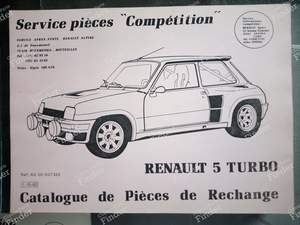 Competition catalogs - RENAULT 5 Turbo (R5) - 6000007370- thumb-2