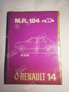 Repair manual M.R. 184 for RENAULT 14 (R14)
