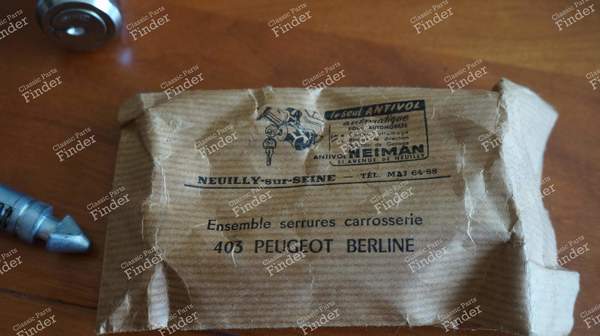 Neiman Diebstahlsicherung, Schloss und Schlüssel - PEUGEOT 404 - 3