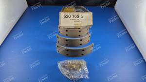 Set of 4 front brake shoe linings - RENAULT Estafette / Hi-boy / Petit-Panel
