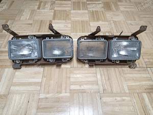 QUAD HEADLIGHT ASSEMBLY (pre-facelift) - AUDI Coupé GT/Quattro (B2)