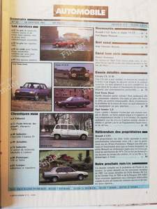 Le Moniteur Automobile - #22 (January 24, 1985) - RENAULT 5 (Supercinq) / Express / Rapid (R5) - #22 - 24 janvier 1985- thumb-1